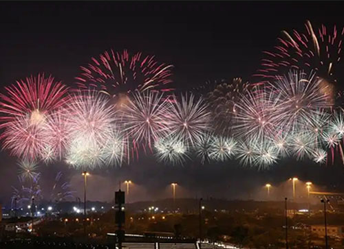 长白朝鲜族自治县焰火晚会